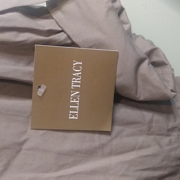 Coat-like dress, mocha colored, size M, Ellen Tracy - Picture 3 of 5